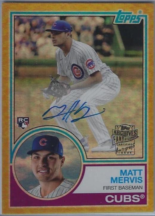 Matt Mervis [Gold] #83FF-MM