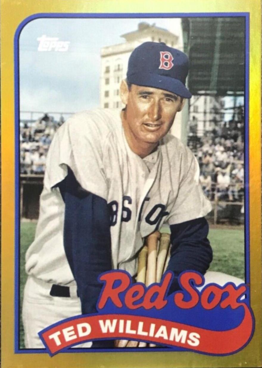 Carl Yastrzemski, Ted Williams [Gold] #89DH-19