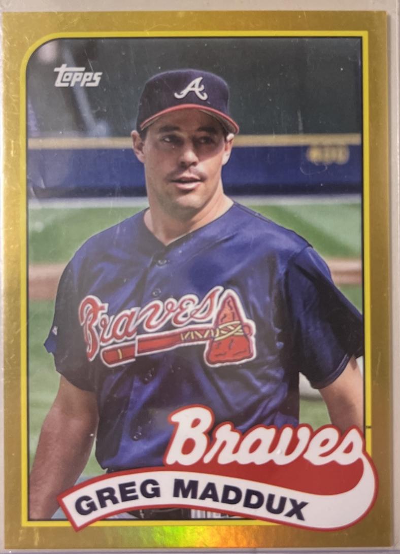 John Smoltz, Greg Maddux [Gold] #89DH-24