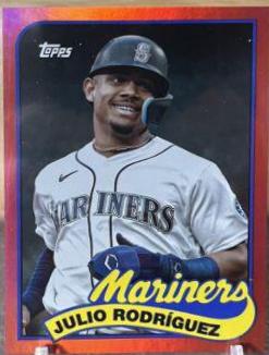 Julio Rodriguez, Ken Griffey Jr. [Red] #89DH-13