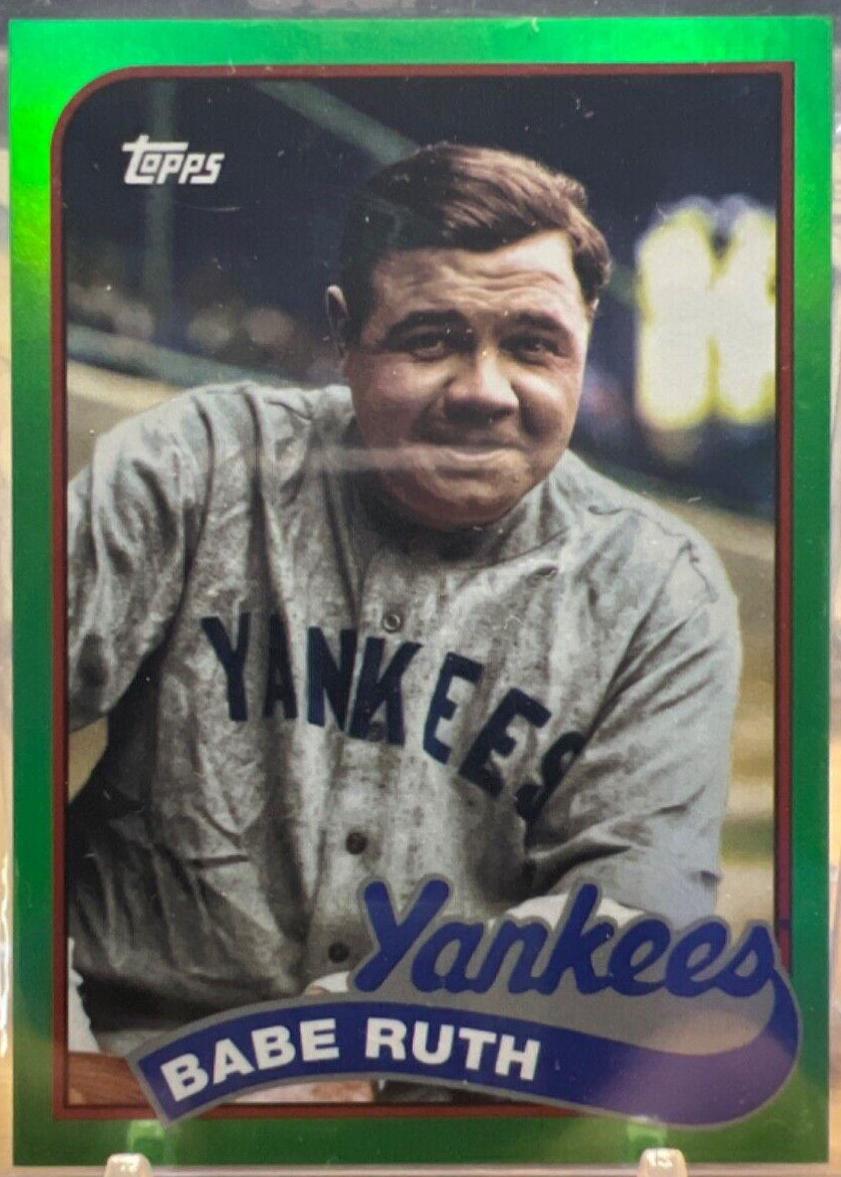 Lou Gehrig, Babe Ruth [Green] #89DH-2