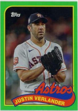 Max Scherzer, Justin Verlander [Green] #89DH-16