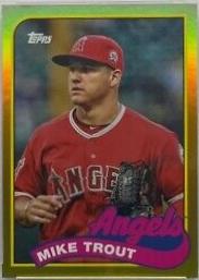 Mike Trout, Shohei Ohtani [Gold] #89DH-5