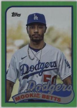 Mookie Betts, Jackie Robinson [Green] #89DH-8