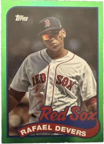 Wade Boggs, Rafael Devers [Green] #89DH-7