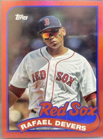 Wade Boggs, Rafael Devers [Red] #89DH-7