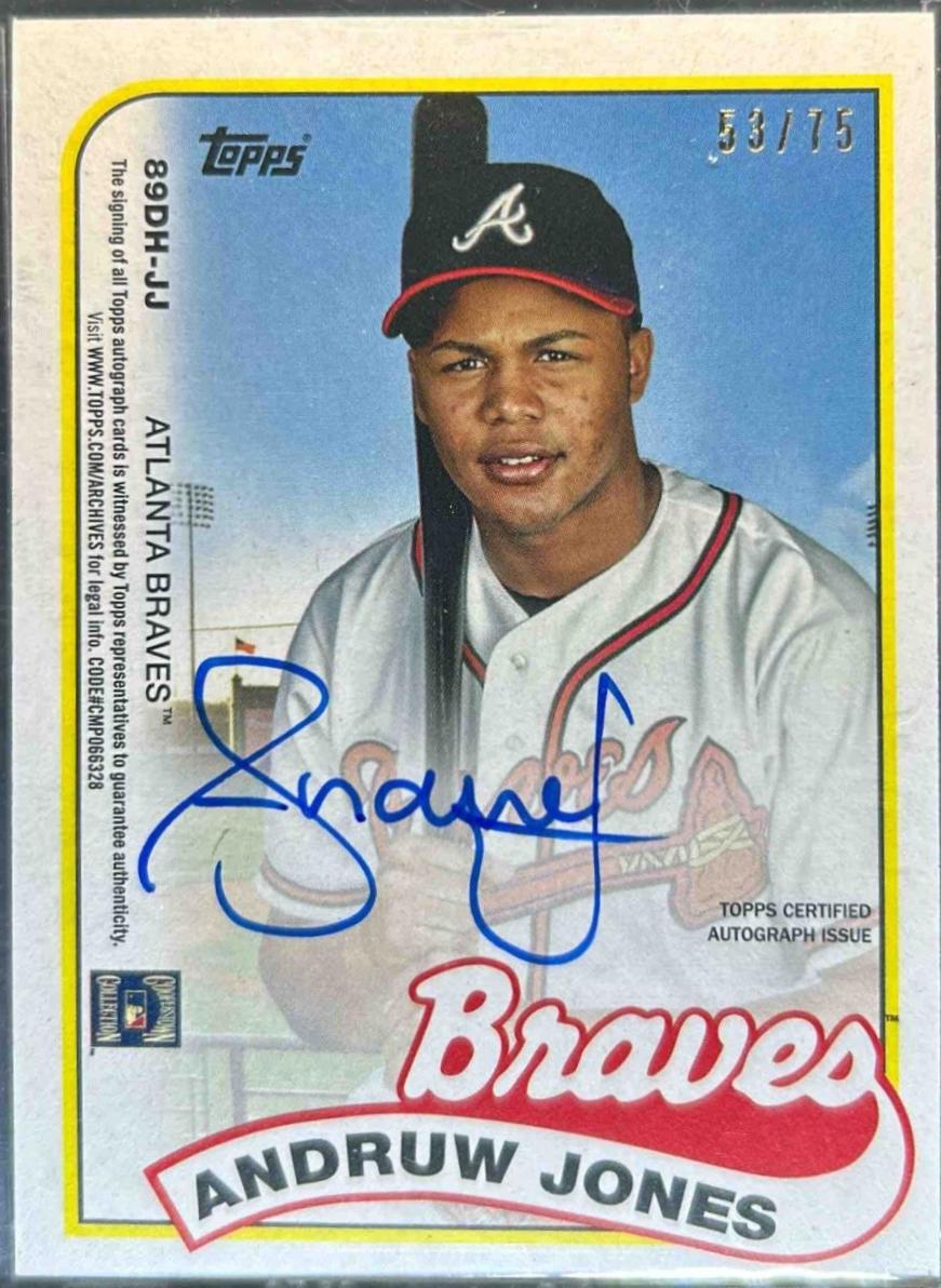 Chipper Jones, Andruw Jones #89DH-JJ