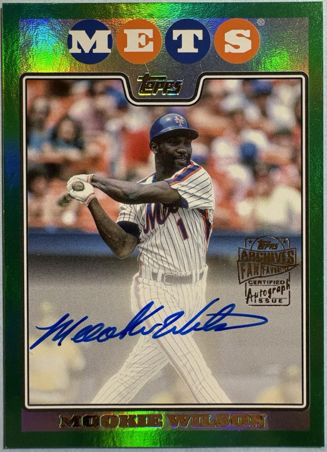 Mookie Wilson [Green] #08FF-MW