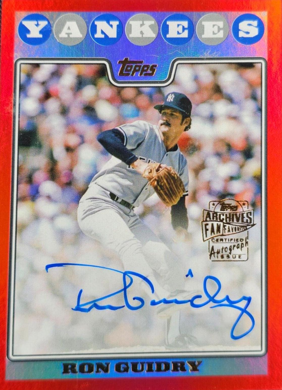 Ron Guidry [Red] #08FF-RG