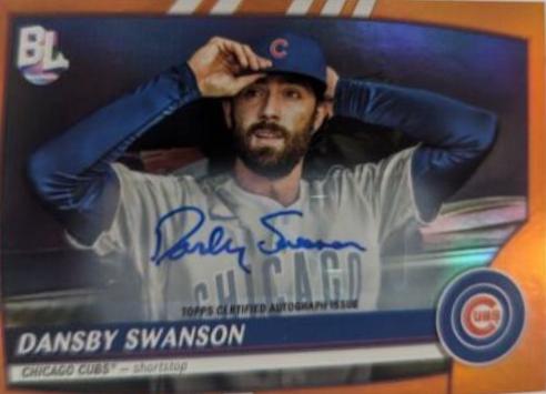 Dansby Swanson [Electric Orange Autograph] #232