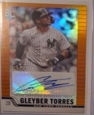 Gleyber Torres [Electric Orange Autograph] #56