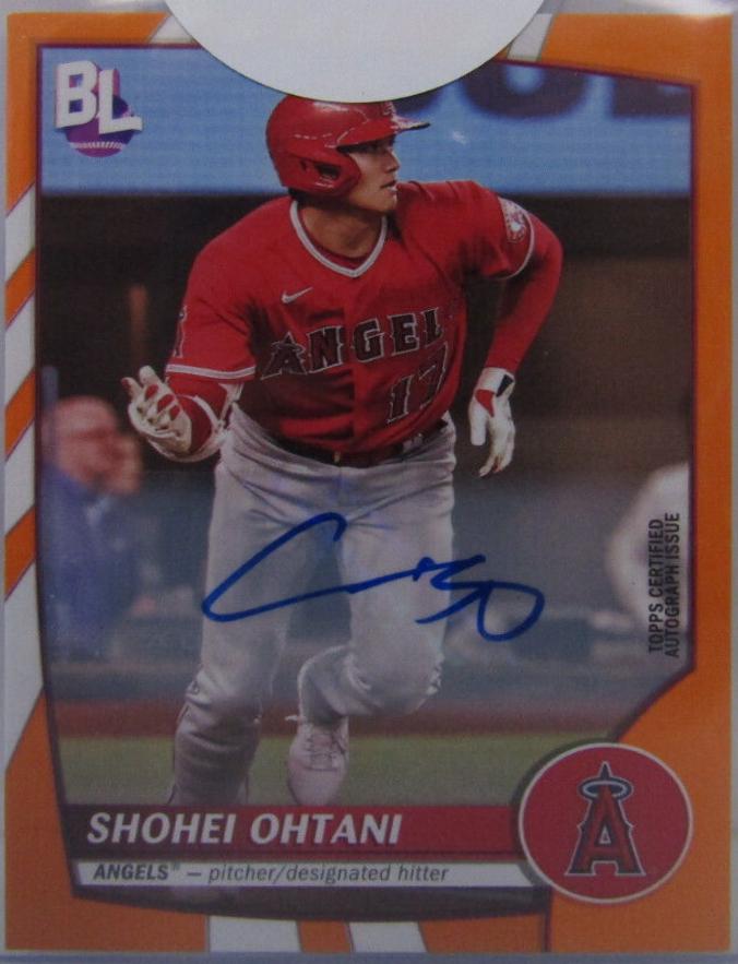 Shohei Ohtani [Electric Orange Autograph] #200