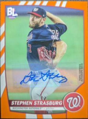 Stephen Strasburg [Electric Orange Autograph] #87