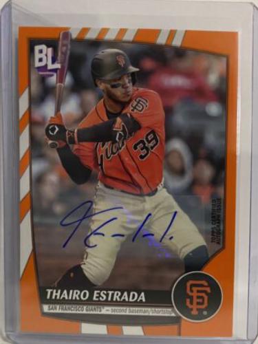 Thairo Estrada [Electric Orange Autograph] #173