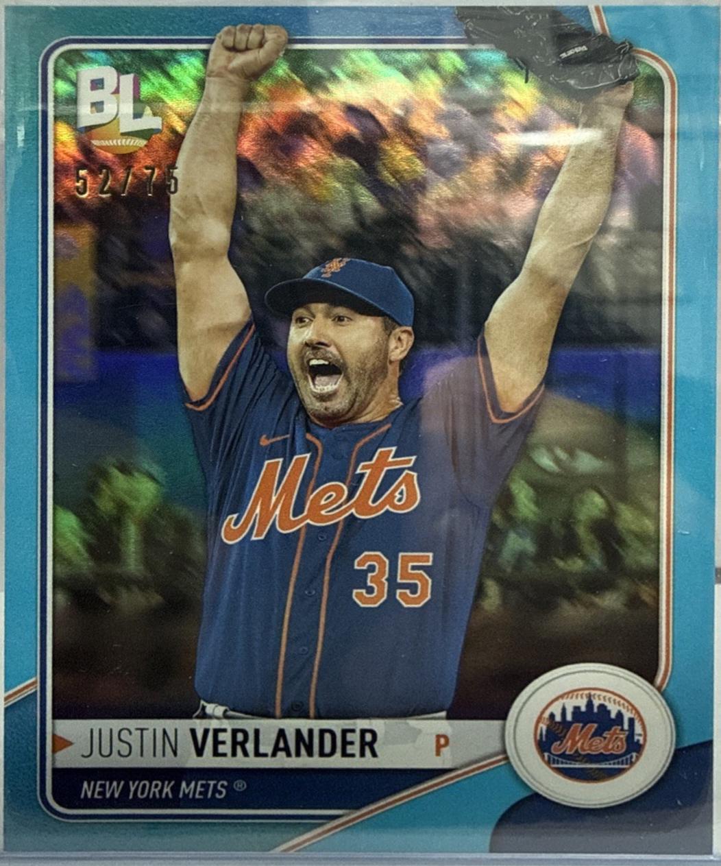 Justin Verlander [Blue] #WR-24