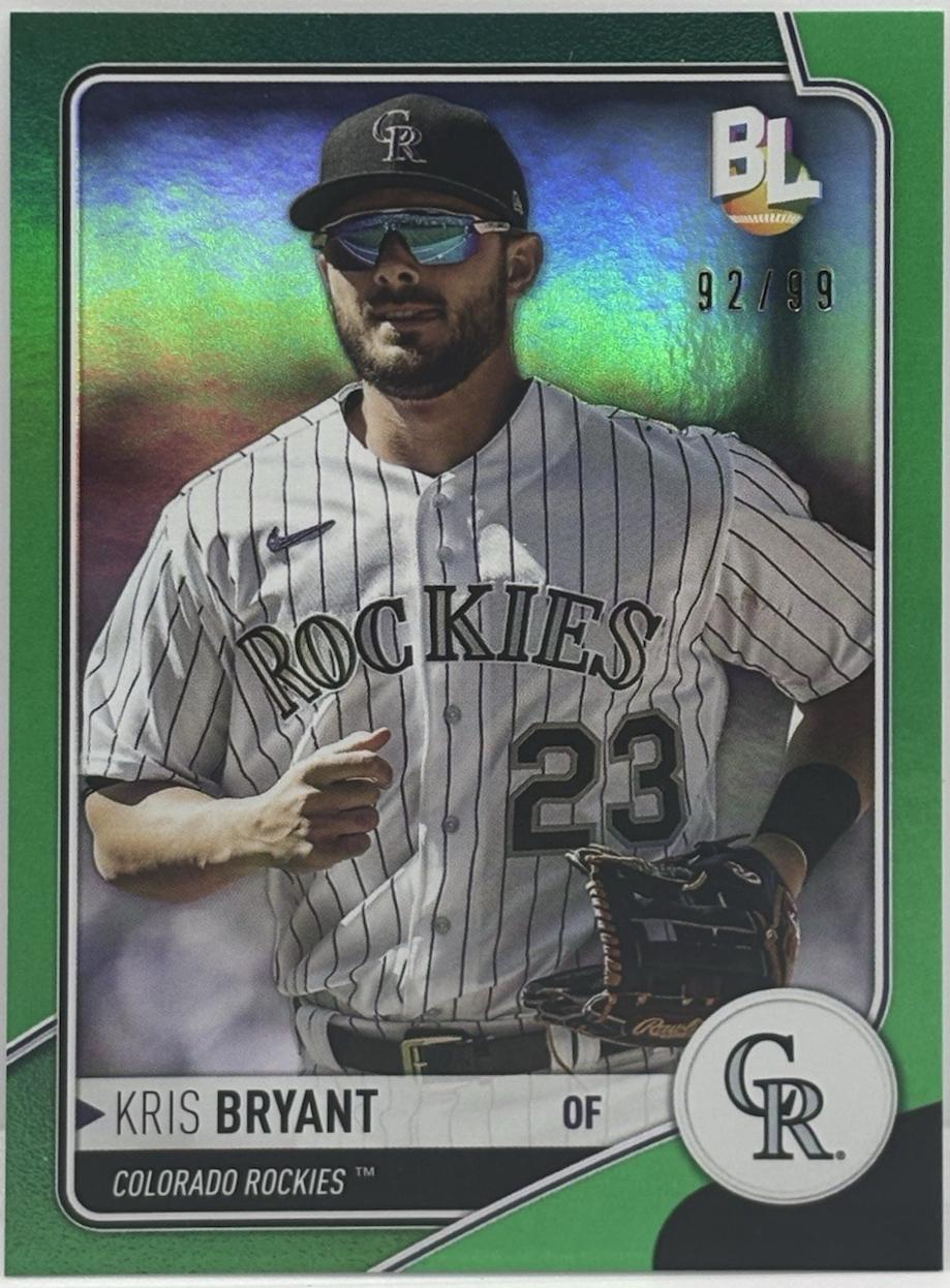 Kris Bryant [Green] #WR-85