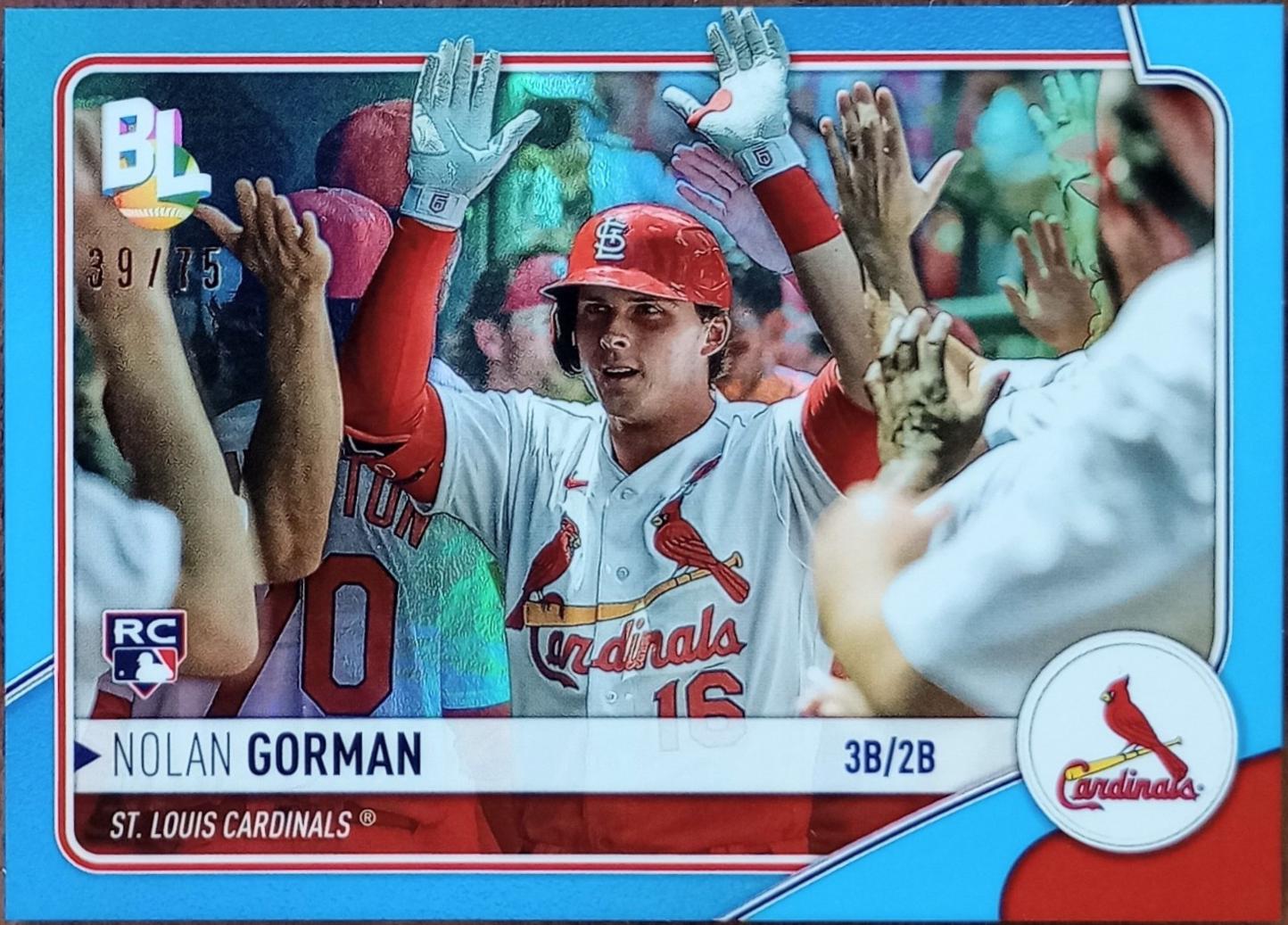 Nolan Gorman [Blue] #WR-3