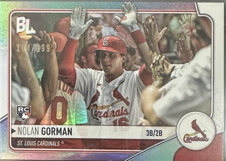Nolan Gorman [Silver] #WR-3