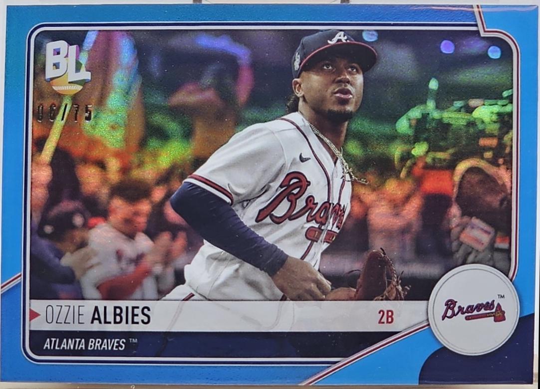 Ozzie Albies [Blue] #WR-82