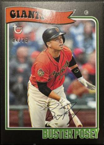 Buster Posey [Black] #28