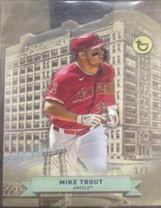 Mike Trout [60 Broadway Platinum Die Cut] #30