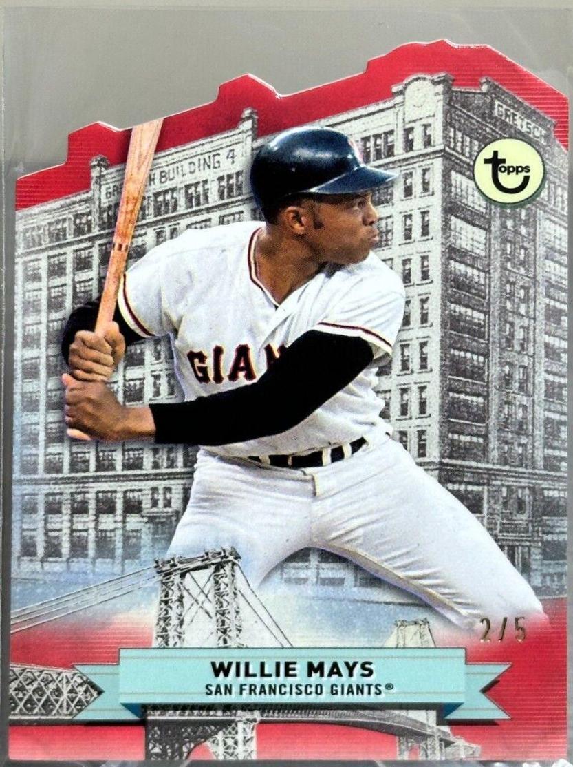 Willie Mays [60 Broadway Red Die Cut] #15