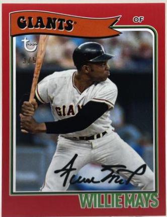 Willie Mays [Red] #15