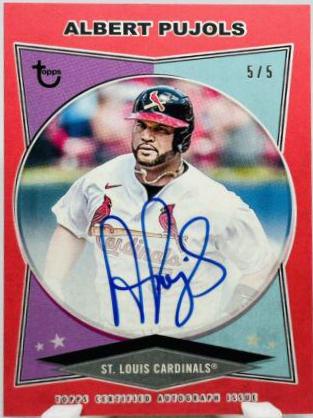 Albert Pujols [Red] #AC-AP