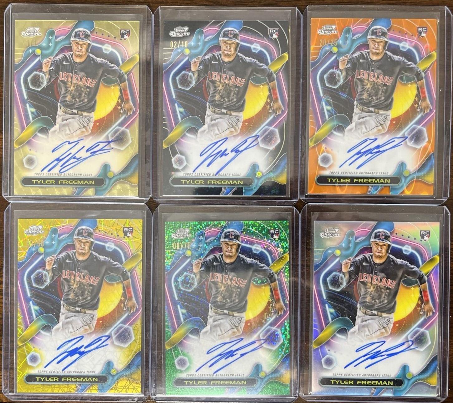Tyler Freeman [Superfractor] #CBA-TF