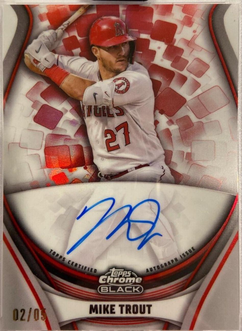 Mike Trout [Red Trim] #WCA-MT