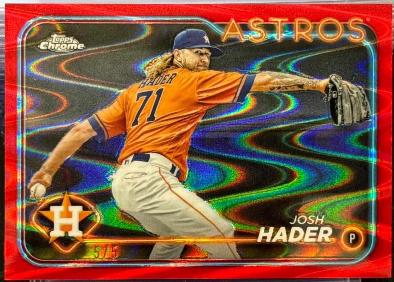 Josh Hader [RayWave Red Refractor] #162