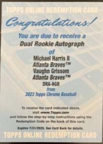 Vaughn Grissom, Michael Harris II #DRA-HGR