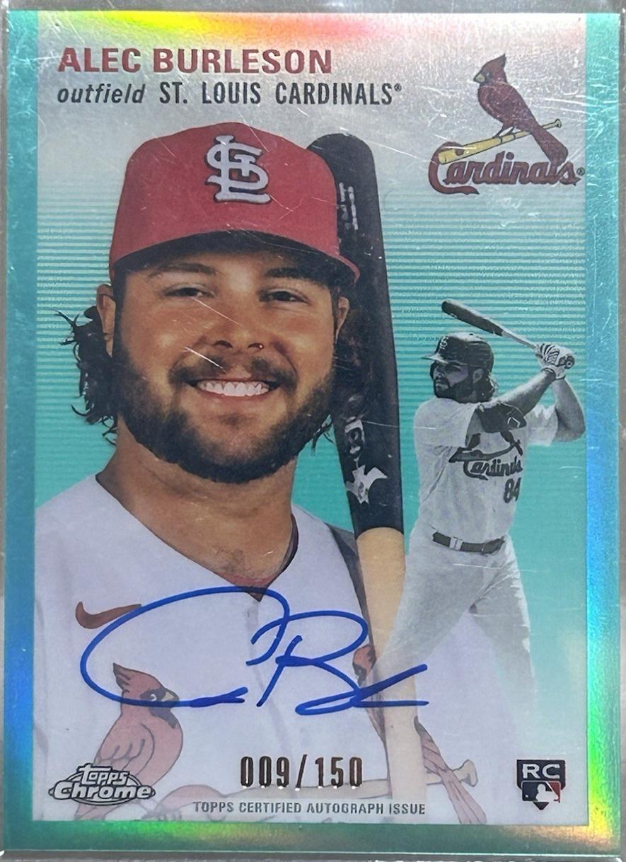 Alec Burleson [Aqua Refractor] #CPA-ABU