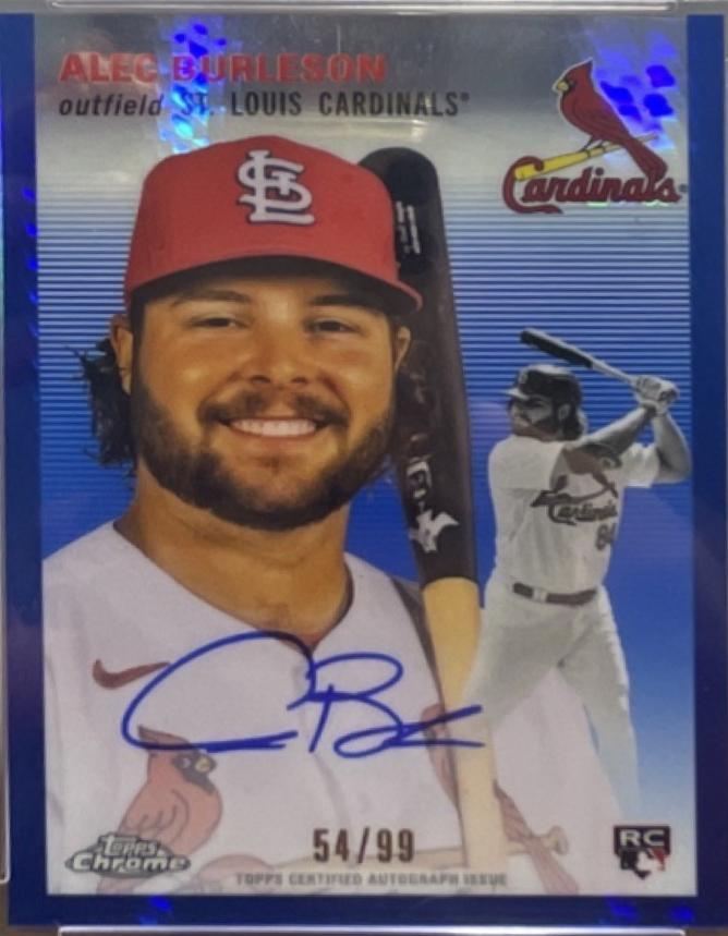 Alec Burleson [Blue Prism Refractor] #CPA-ABU