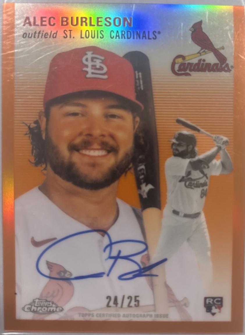 Alec Burleson [Orange Refractor] #CPA-ABU