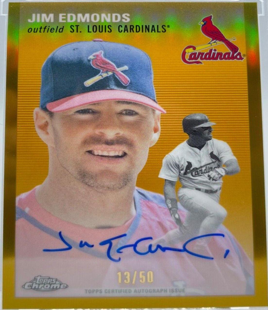 Jim Edmonds [Gold] #CPA-JE