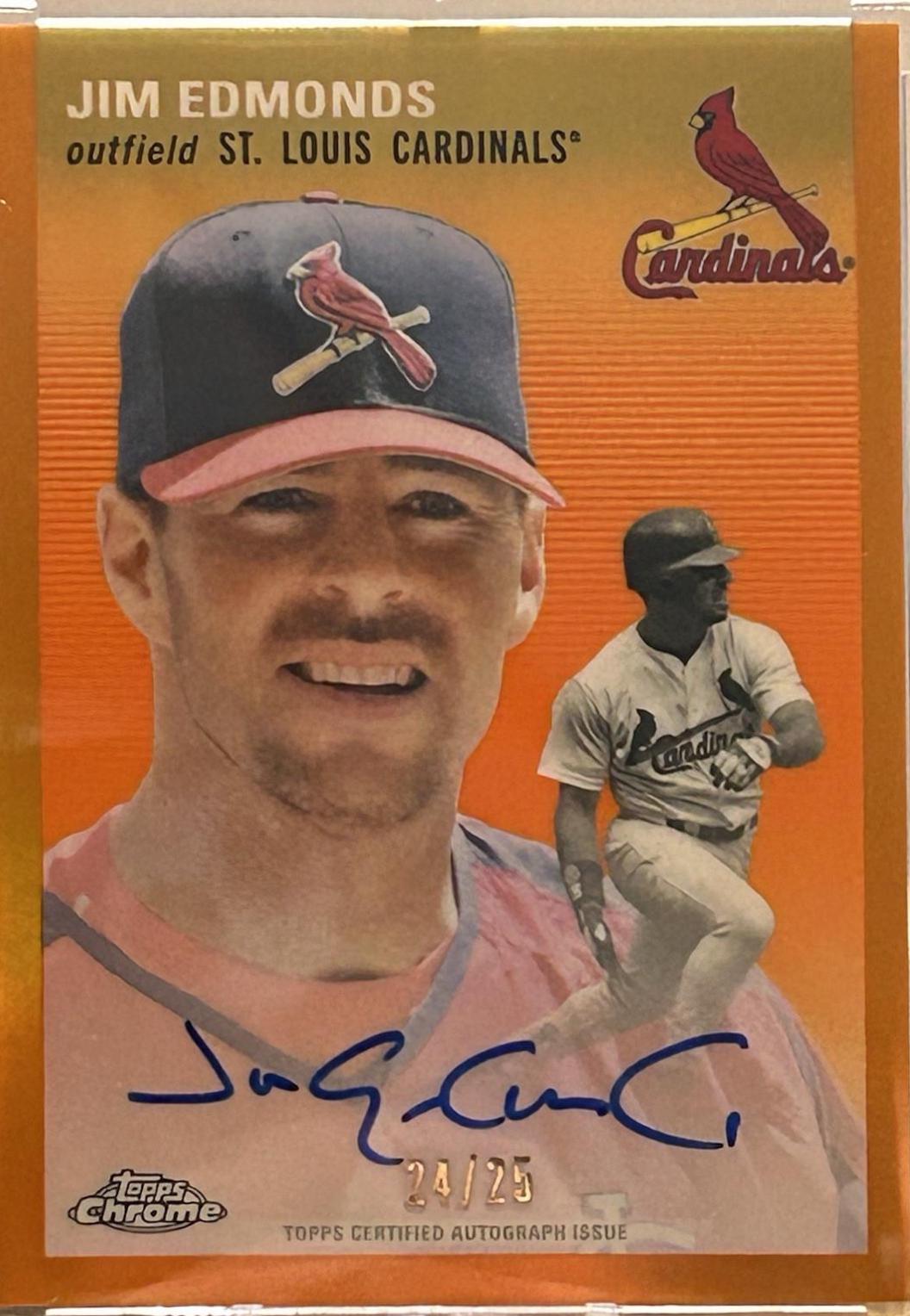 Jim Edmonds [Orange Refractor] #CPA-JE