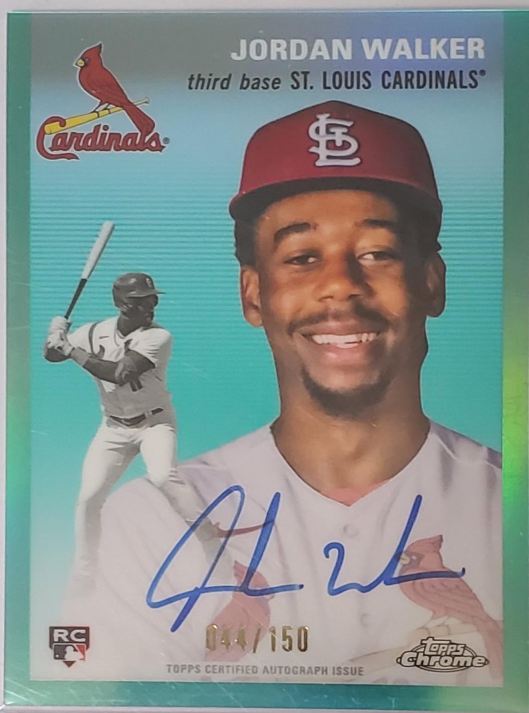 Jordan Walker [Aqua Refractor] #CPA-JWA