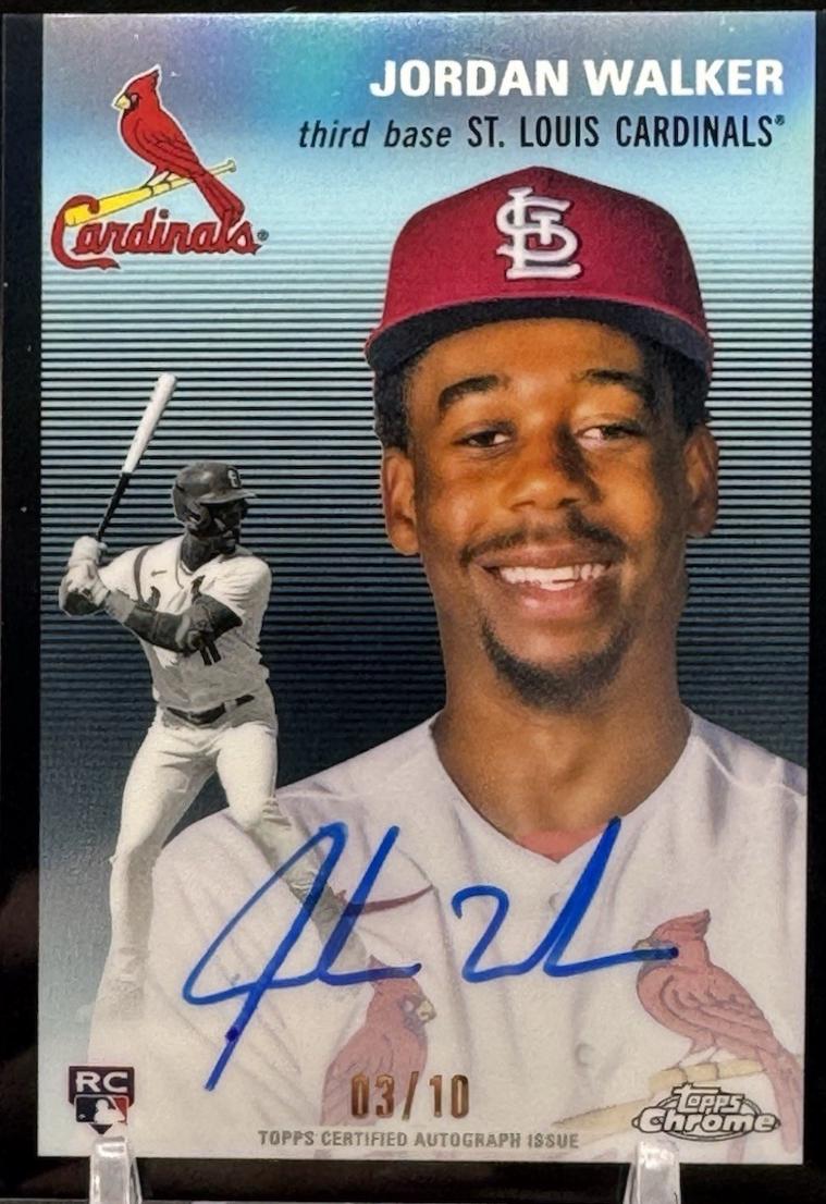 Jordan Walker [Black Refractor] #CPA-JWA