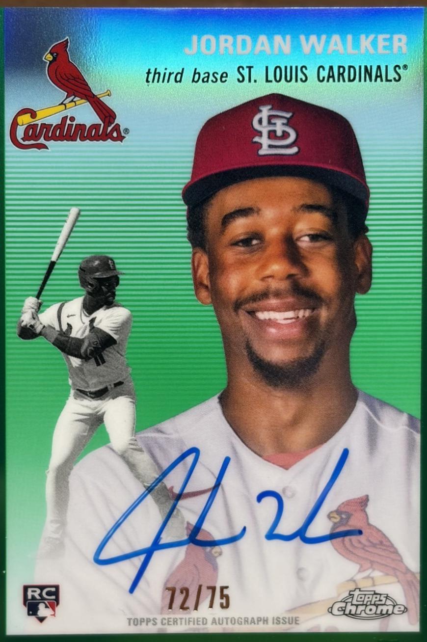 Jordan Walker [Green Refractor] #CPA-JWA