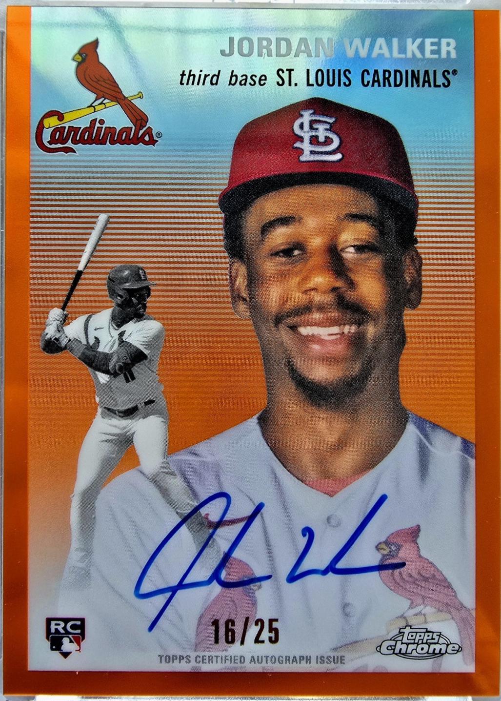 Jordan Walker [Orange Refractor] #CPA-JWA