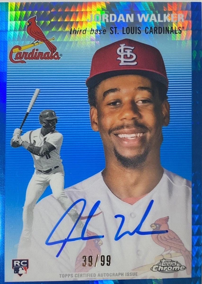 Jordan Walker [Platinum Blue Refractor] #CPA-JWA