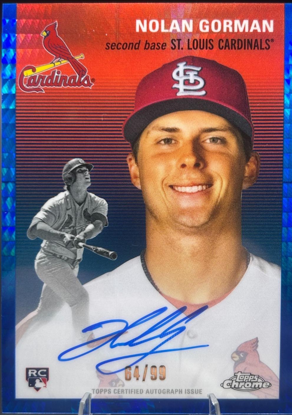 Nolan Gorman [Blue Prism Refractor] #CPA-NG
