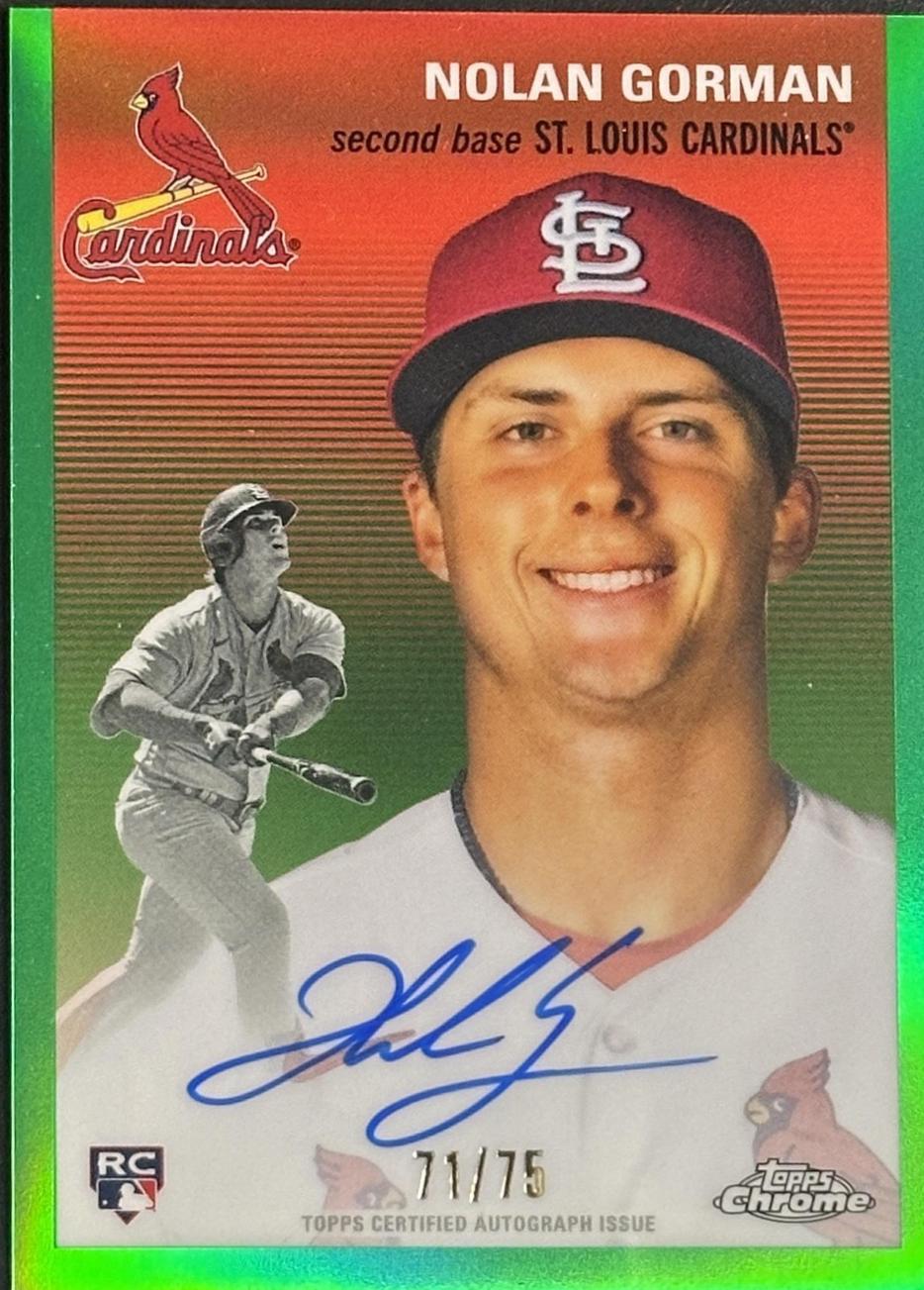Nolan Gorman [Green Refractor] #CPA-NG