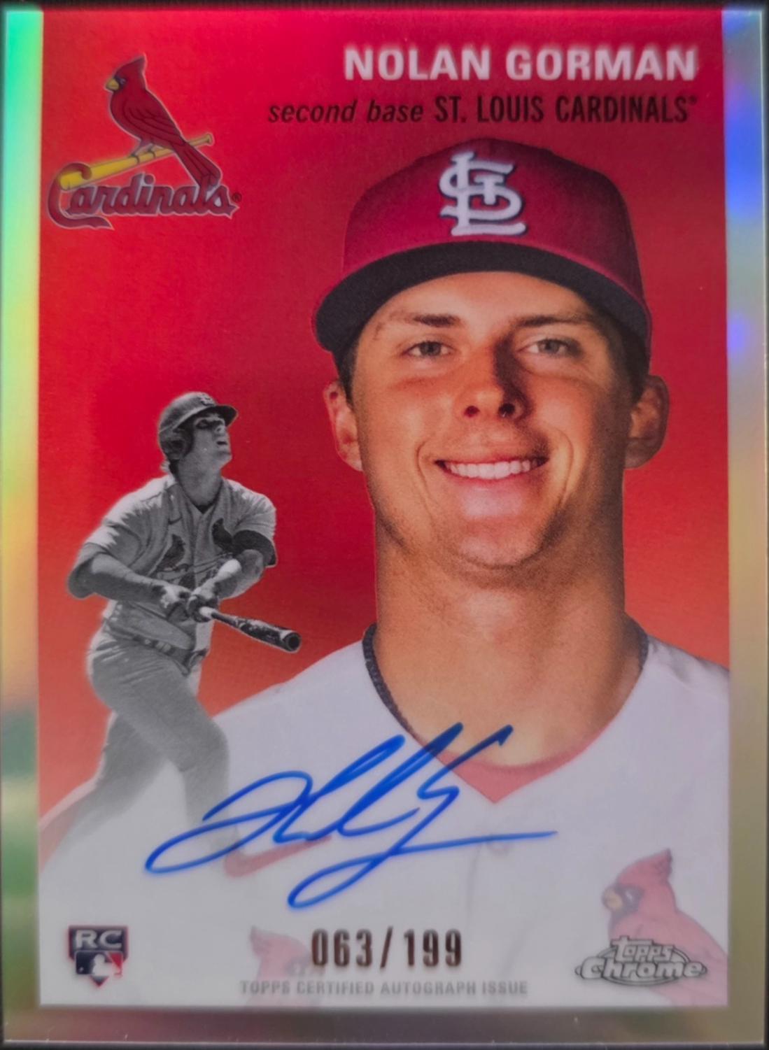 Nolan Gorman [Refractor] #CPA-NG