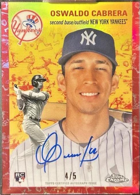 Oswaldo Cabrera [Red Refractor] #CPA-OCA