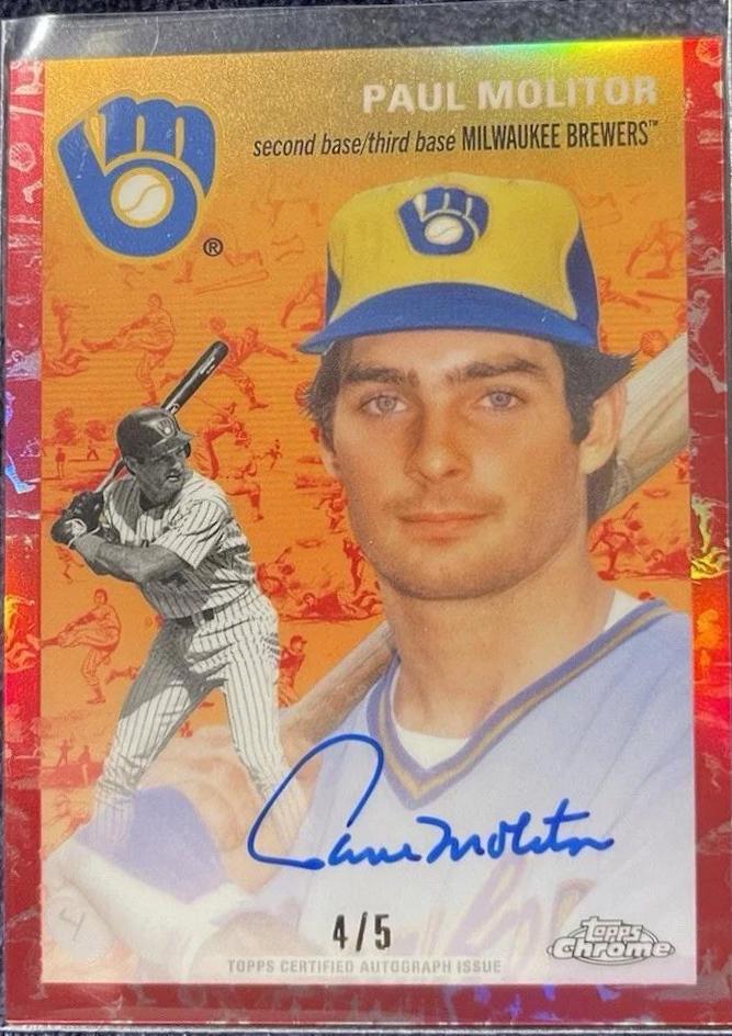 Paul Molitor [Red Border] #CPA-PM