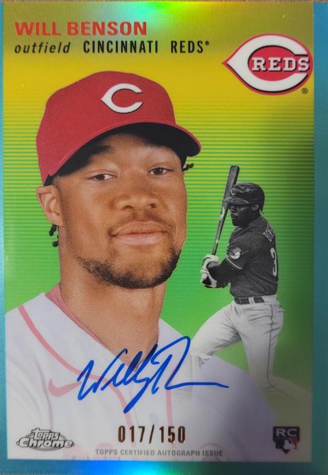 Will Benson [Aqua Refractor] #CPA-WBE