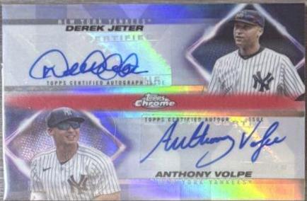 Derek Jeter, Anthony Volpe [Red] #DA-JV