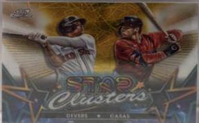 Rafael Devers, Triston Casas [Gold Interstellar] #SC-15